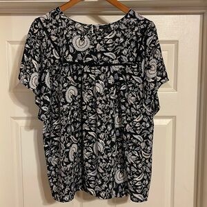 Ann Taylor Factory Floral Blouse